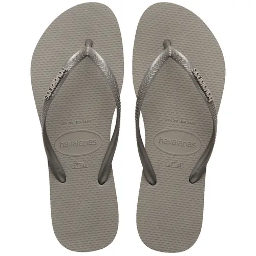 Chinelo Havaianas Slim Logo Metallic Feminino Confortável e Estiloso