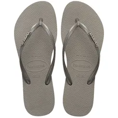 Chinelo Havaianas Slim Logo Metallic Feminino Confortável e Estiloso