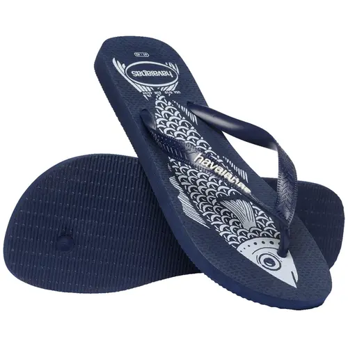 Chinelo Havaianas Top Nautical Masculino Original Estampado
