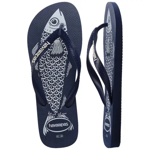 Chinelo Havaianas Top Nautical Masculino Original Estampado