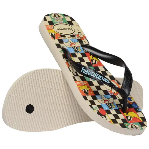 Chinelo Havaianas Top Warner Classics Unissex Estampado Confortável