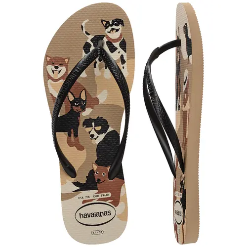 Chinelo Havaianas Kids Slim Pets Original Infantil Menina