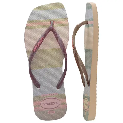 SANDALIA HAVAIANAS SLIM SQUARE PALETTE GLOW 26.27